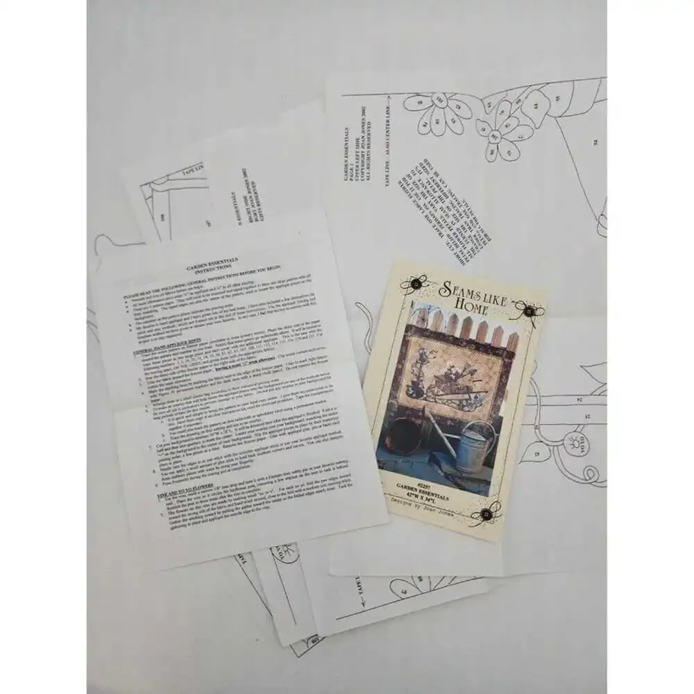 Seams Like Home Garden Essentials #2257 Quilt Pattern 42” X 34” Uncut